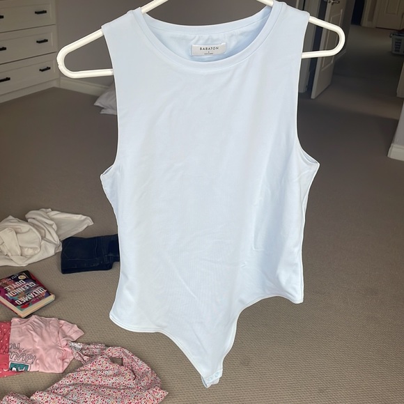 Aritzia Babaton Contour Muscle Bodysuit *light blue - Picture 3 of 4